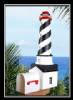 Stucco Lighthouse Mailboxes