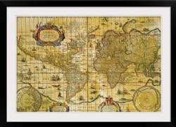 Vintage world map