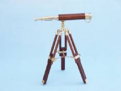 Brass and Wood Harbor Master Telescope 30" - Wood