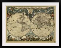 17th century world map