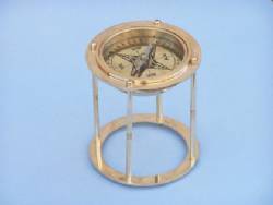 Brass Northstar Compass on Stand 4"