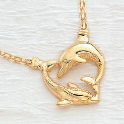 Dolphin jewelry necklace