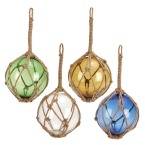 Glass Float With Rope Set