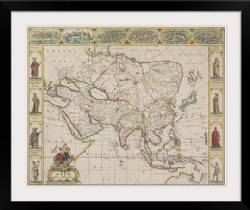 Antique map of Asia