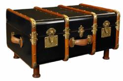 Stateroom Trunk Table Black