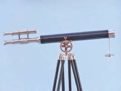 Chrome and Black Griffith Astro Telescope 64"