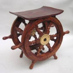 Ship Wheel Table