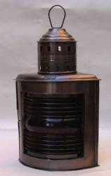 Large Ship Light Red "Port" Oil Lamp