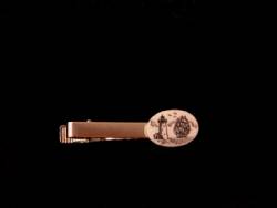 Scrimshaw Bone Tie Clip