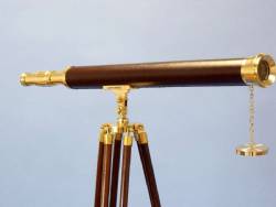 Brass and Leather Harbor Master Telescope 60"
