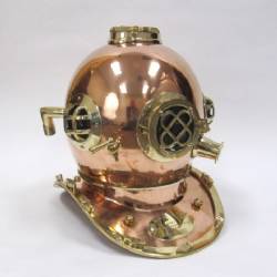 Copper And Brass Diving Helmet