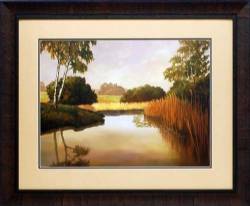 Reeds Birches & Water I