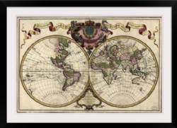 Map of the world 1720
