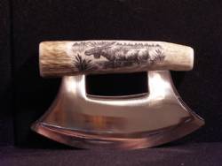Alaskan ULU Knife WITHOUT SCRIMSHAW