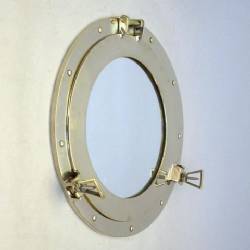 Porthole Brass With Mirror