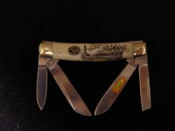 Folding Knife With 4 Blades