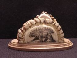 Crown Antler Business Card Holder Without Scrimshaw