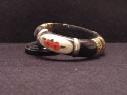 Scrimshaw Bone Bracelet