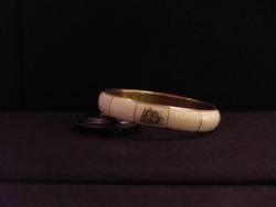 Bone Bangle Scrimshaw Bracelet