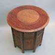 Hand Carved Wooden Octagonal Table