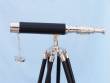 Chrome and Black Harbor Master Telescope 30"