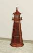 Handcrafted Oak Lighthouse 31" Cherry