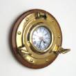 Brass Porthole Clock