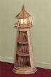 Handcrafted Oak Lighthouse 4' Golden Oak