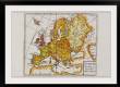 Antique map of Europe and Asia