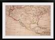 Antique map of North America