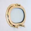 Brass Porthole Oblong With Glass