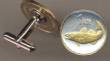 Iceland 1 krona Codfish Cuff Links