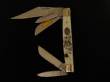 Iron Horse 5 Blade Folding Scrimshaw Knife