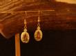 Bone Scrimshaw Earrings