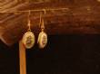 Bone Scrimshaw Earrings